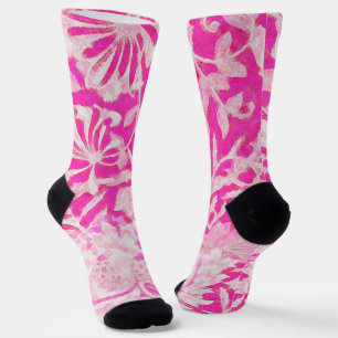 Chaussette Sucette de miel rose