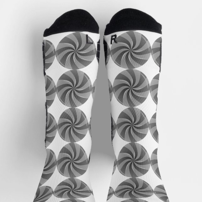 Chaussette Sucettes de bonbons Image Imprimée Hommes Femmes S (Haut)