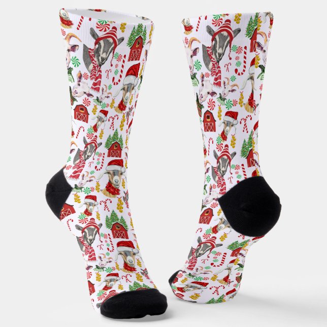 Chaussette Sucres de canne de Noël de chèvre (Angulaire)