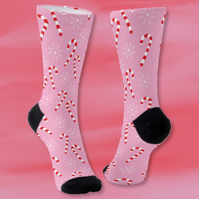 Chaussette Sucres de canne et flocons de neige Chaussettes de (Créateur téléchargé)