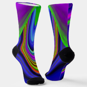 Chaussette Summerrainbow, Rainbowart 3D Abstrait
