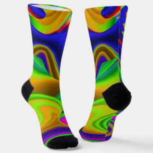 Chaussette Summerrainbow, Rainbowart 3D Abstrait