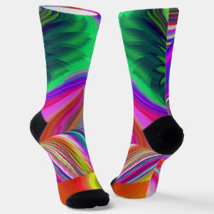Chaussette Summerrainbow, Rainbowart 3D Abstrait