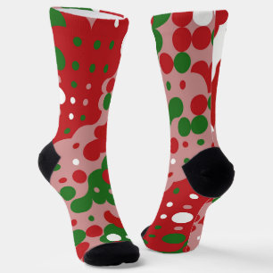 Chaussette Super Funky Mod Retro Chaussettes Motifs de Noël