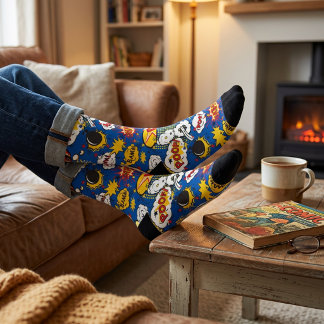 Chaussette Super-héros de bande dessinée