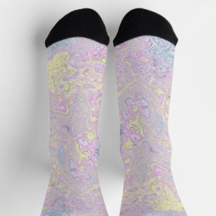 Chaussette Support de téléphone en spirale Cyan, Jaune, Magen