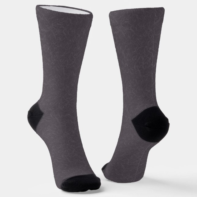 Chaussette Surface texturée violette foncée à motif tourbillo (Angulaire)