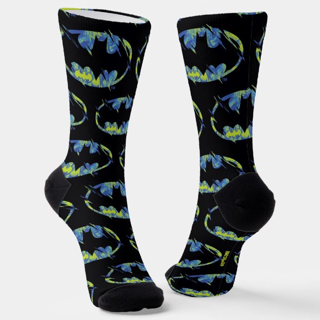 Chaussette Symbole Batman Électrique (Angulaire)