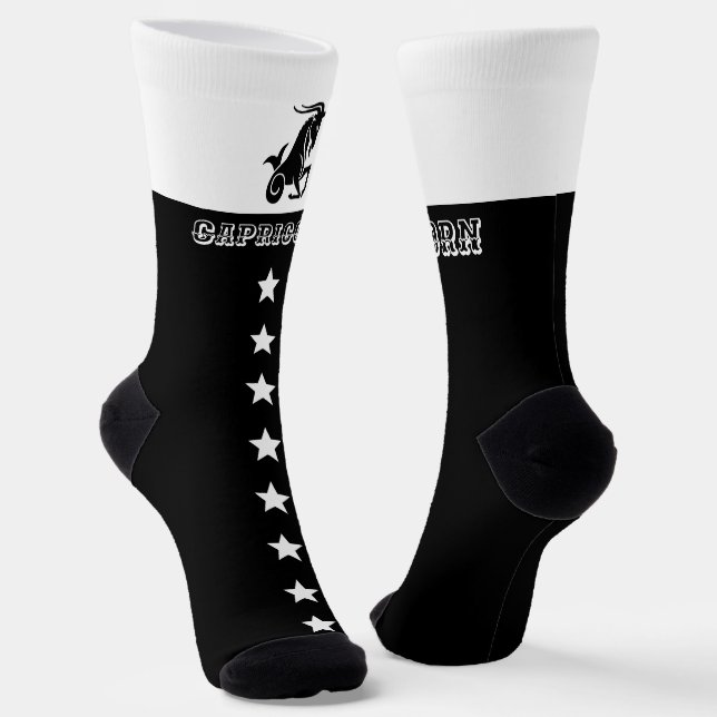 Chaussette Symbole de Capricorne Zodiac (Angulaire)
