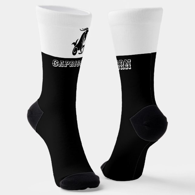 Chaussette Symbole de Capricorne Zodiac (Angulaire)