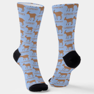 Chaussette Symbole étoile Capricorne chèvre à motif