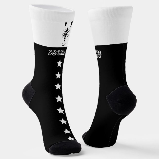 Chaussette Symbole Zodiac Scorpio (Angulaire)