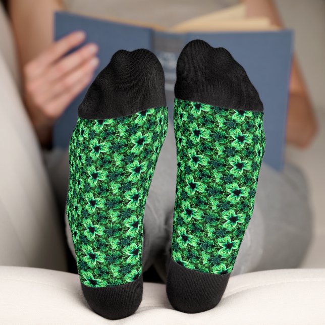 Chaussette Symphonie en vert (Fond)
