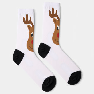 Chaussette T-shirt de Noël Reindeer