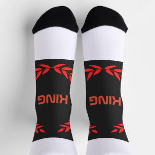 Chaussette T-Shirt de style imprimé roi durable de qualité su
