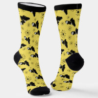 Tap Dancers Gold et Black Tap Chaussures Motif