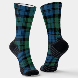 Chaussette Tartan à carreaux élégant Clan Campbell Vert