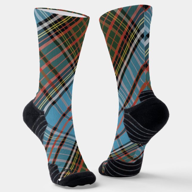 Chaussette Tartan Anderson Classique Rustique Plaid (Angulaire)