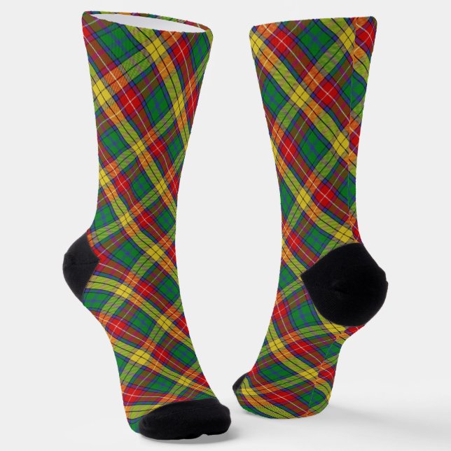 Chaussette Tartan Clan Buchanan  (Angulaire)