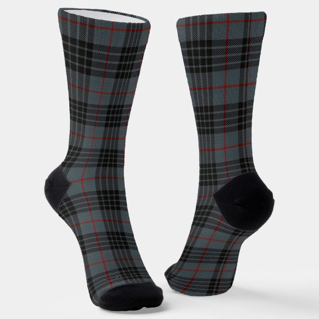 Chaussette Tartan Design Durable Chaussettes d'équipage Premi (Angulaire)