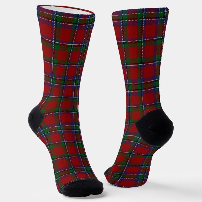 Chaussette Tartan Design Durable Chaussettes d'équipage Premi (Angulaire)