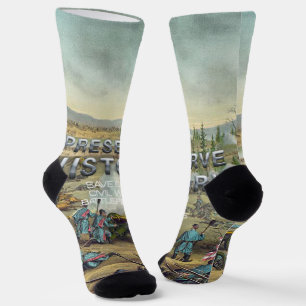 Chaussette TEE Guerre civile Champ de bataille Préservation