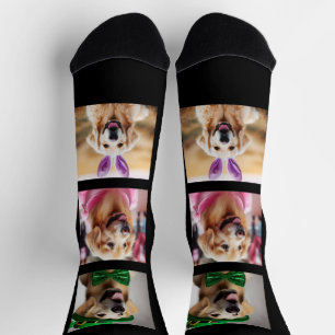 Chaussette Télécharger un cadeau photo personnalisé pour anim