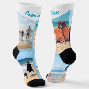 Chaussette Téléchargez vos chaussettes de collage de photos a