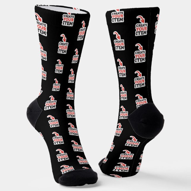 Chaussette TÉLÉCHARGEZ VOTRE PROPRE Création d'impression per (Angulaire)