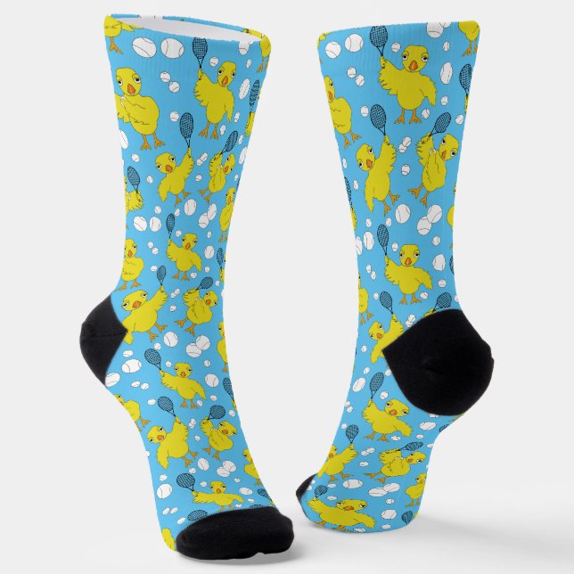 Chaussette Tennis Motif Jeu d'oreiller (Angulaire)