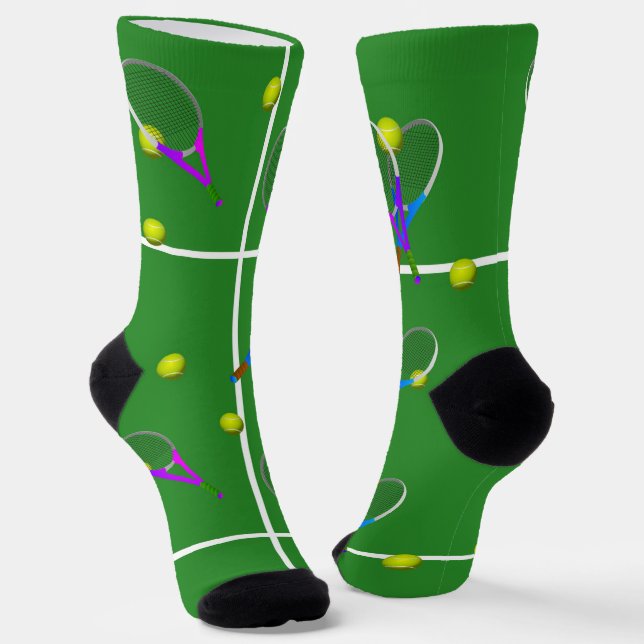 Chaussette Tennis Rackets and Balls (Angulaire)