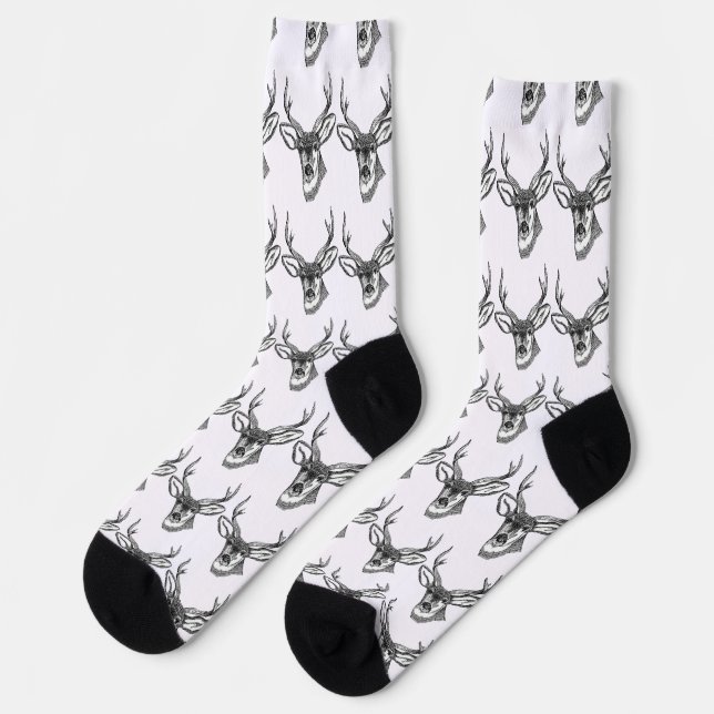 Chaussette Tête de cerf (Gauche)