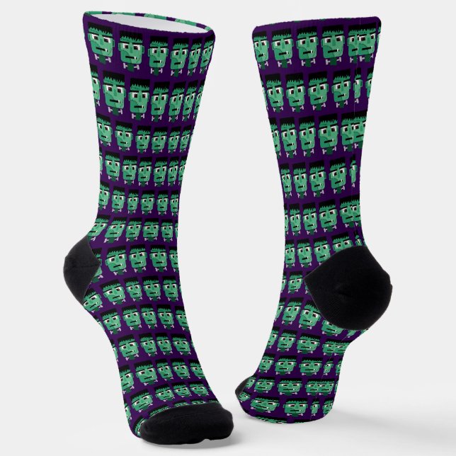 Chaussette Tête de monstre de Frankenstein (Angulaire)
