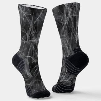 Chaussette Texture de volute de fumée élégante