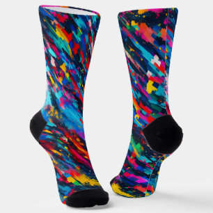 Chaussette Texture fractale abstraite