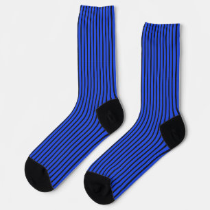 Chaussette Texture rayée bleue Confort Vêtements Esthétique