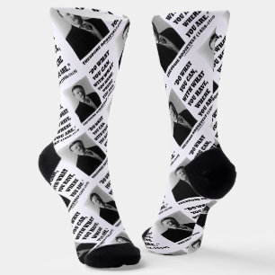 Chaussette Theodore Roosevelt Faites Ce Que Vous Pouvez Là Où