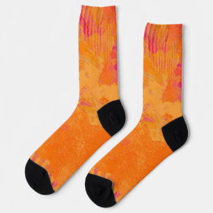 Chaussette Tiger Orange