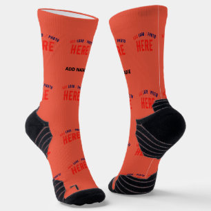 CHAUSSETTE TOMATE MODERNE ET MODERNE DE MARQUE VÉRIFIÉE ROUGE