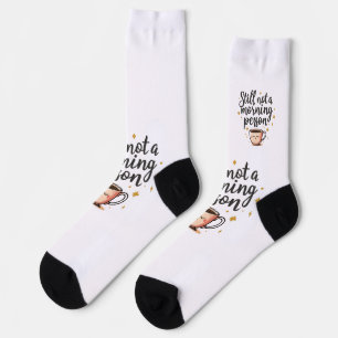 Chaussette Toujours pas une personne du matin Funny Crew Chau