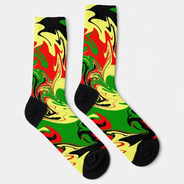 Chaussette Tourbillons Afrocentriques  (Droite)