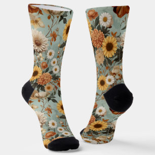 Chaussette Tournesol d'automne