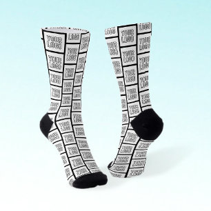 Chaussette Tout motif répétitif de logo ou d'image