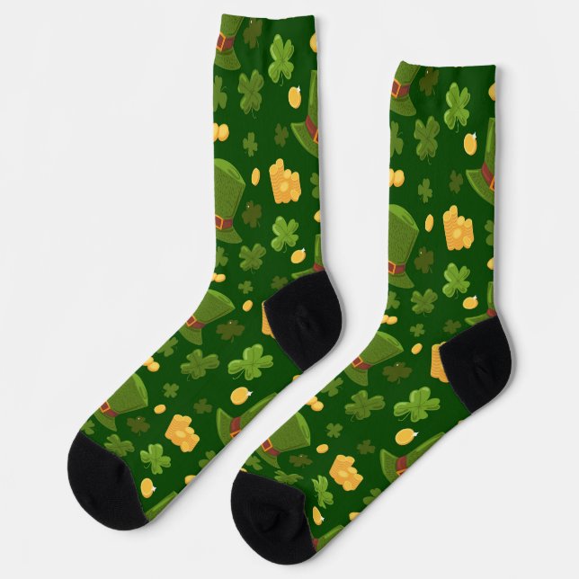 Chaussette Trèfle Vert (Gauche)