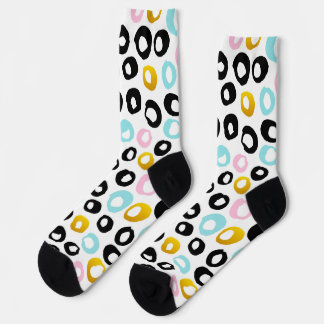 Chaussette Trendy Abstract Dots Pattern