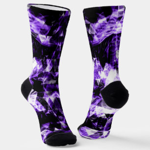 Chaussette Triangle scintillant violet ultra violet électrisa
