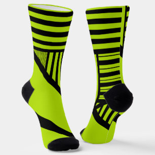 Chaussette Triangle - Vert chaux