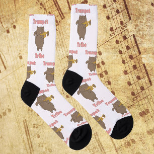 Chaussette Tribu de chat de dessin animé mignon jouant de la