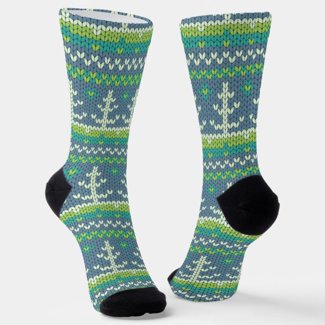 Chaussette tricô de Noël (Angulaire)