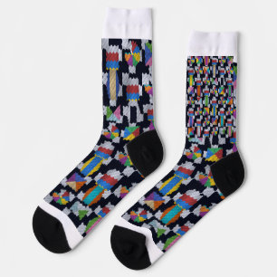 Chaussette Tricot Coloré